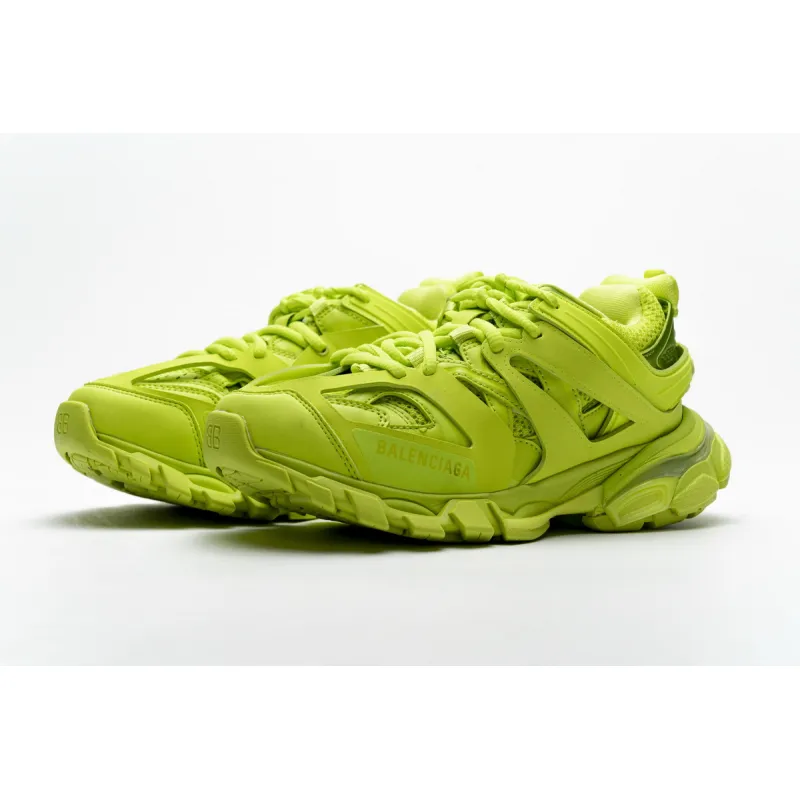 CocoKicks Balenciaga Track LED Fluo Yellow 647742W3BM37321
