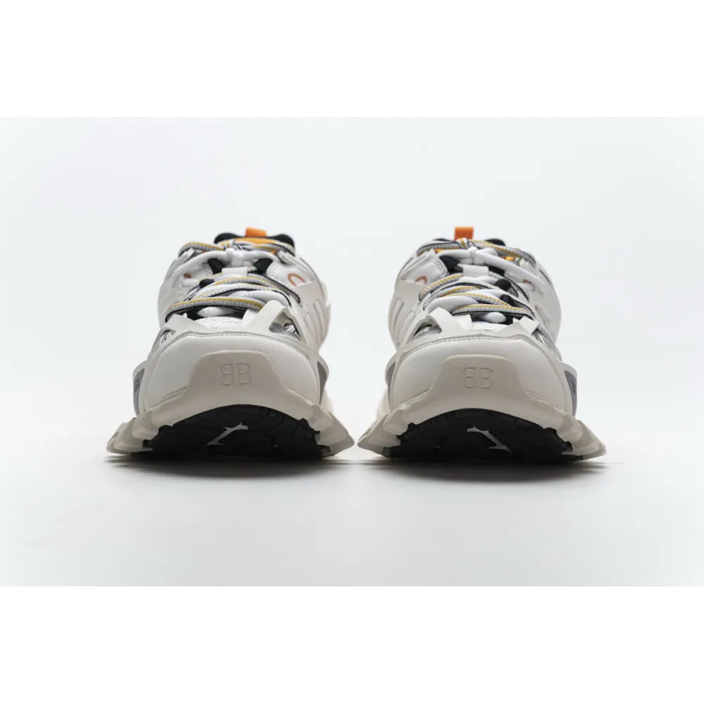 CocoKicks Balenciaga Track LED White Orange 542436 W1GB7 9059