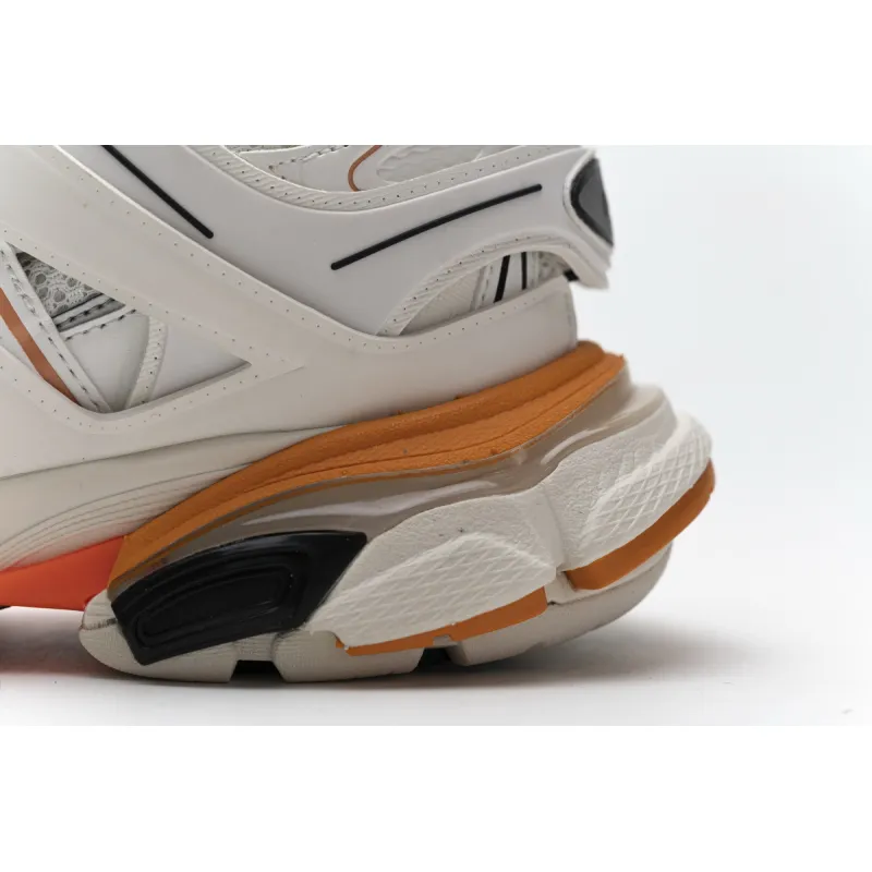 CocoKicks Balenciaga Track LED White Orange 542436 W1GB7 9059