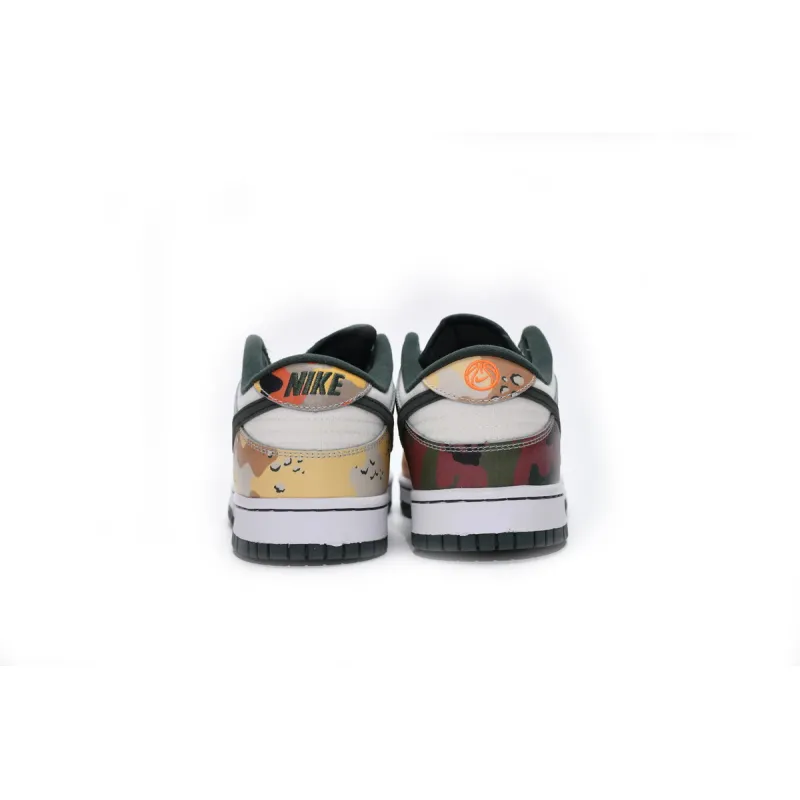 CocoKicks Dunk Low SE Sail Multi-Camo DH0957-100