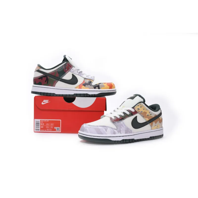 CocoKicks Dunk Low SE Sail Multi-Camo DH0957-100