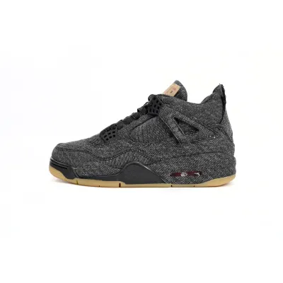 CocoKicks Jordan 4 Retro Levi's Black AQ9103-001 01