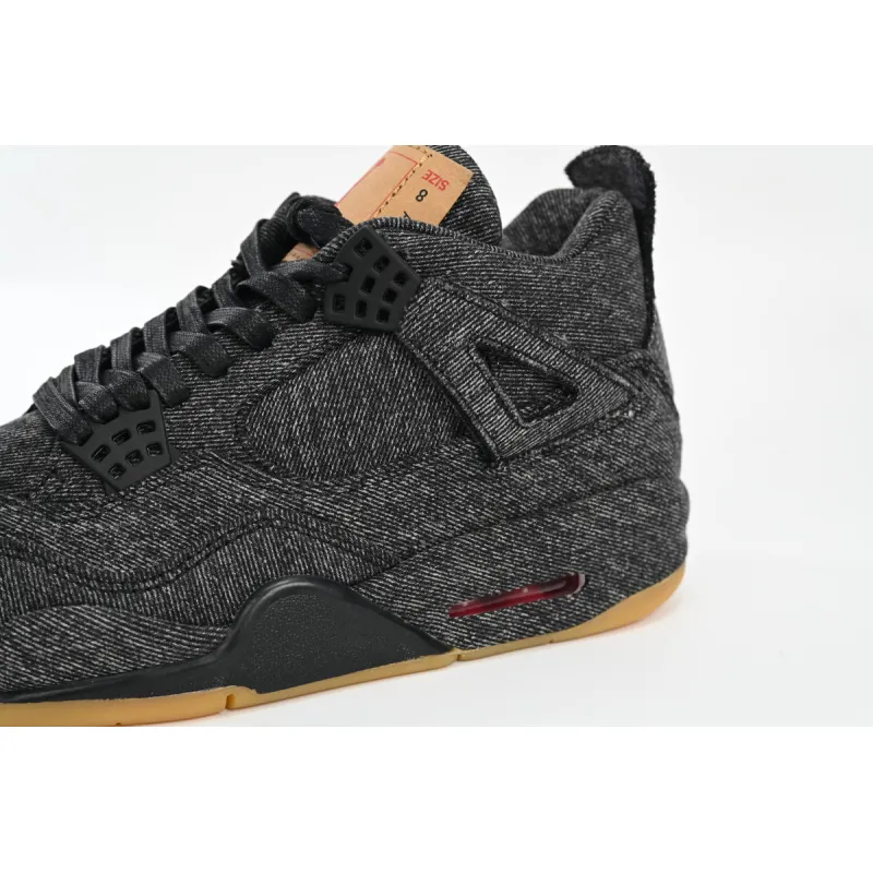 CocoKicks Jordan 4 Retro Levi's Black AQ9103-001