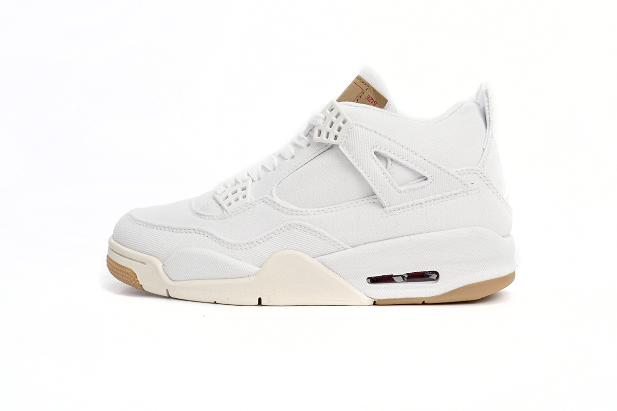 CocoKicks Jordan 4 Retro Levi's White AO2571-100
