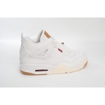 CocoKicks Jordan 4 Retro Levi's White AO2571-100
