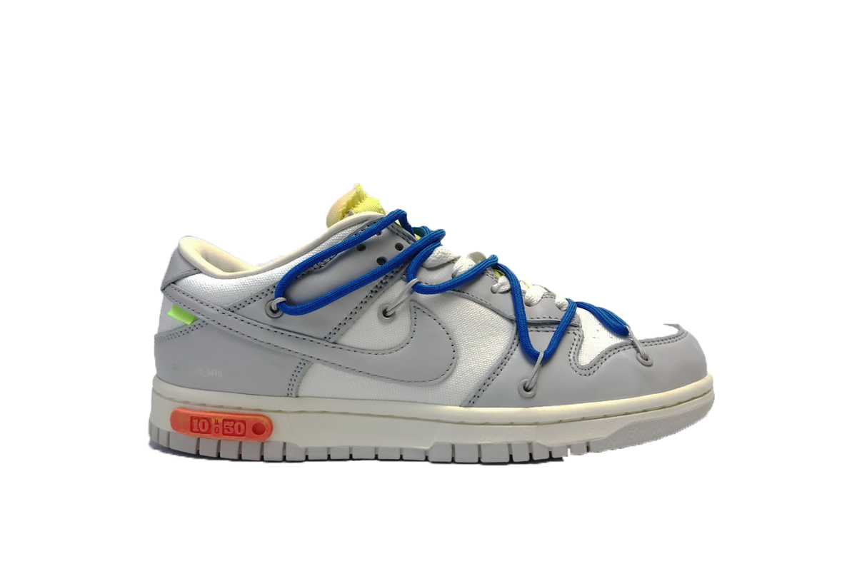 CocoKicks Dunk Low Off-White Lot 10 DM1602-112