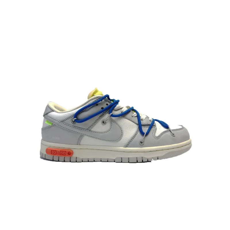 CocoKicks Dunk Low Off-White Lot 10 DM1602-112