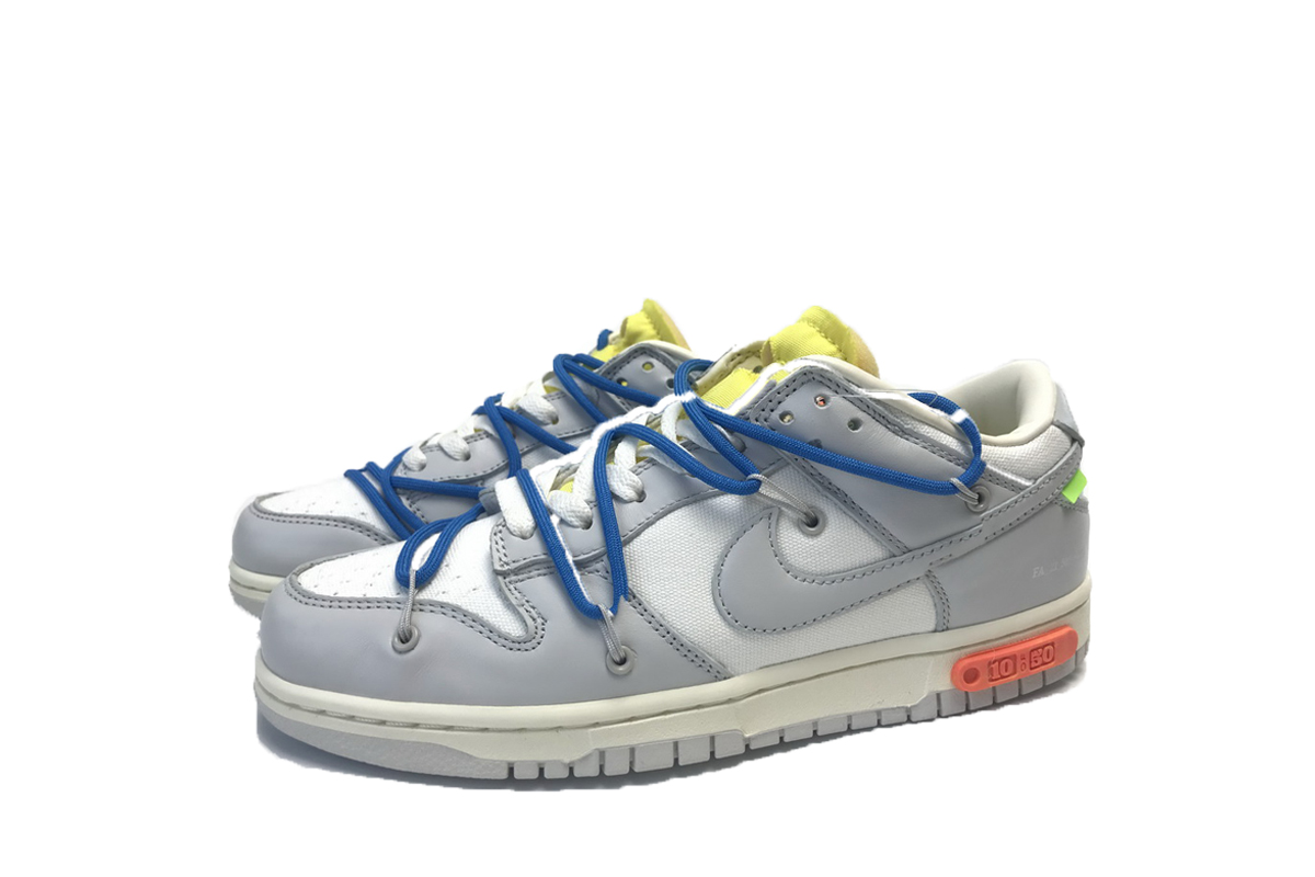 CocoKicks Dunk Low Off-White Lot 10 DM1602-112