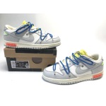 CocoKicks Dunk Low Off-White Lot 10 DM1602-112