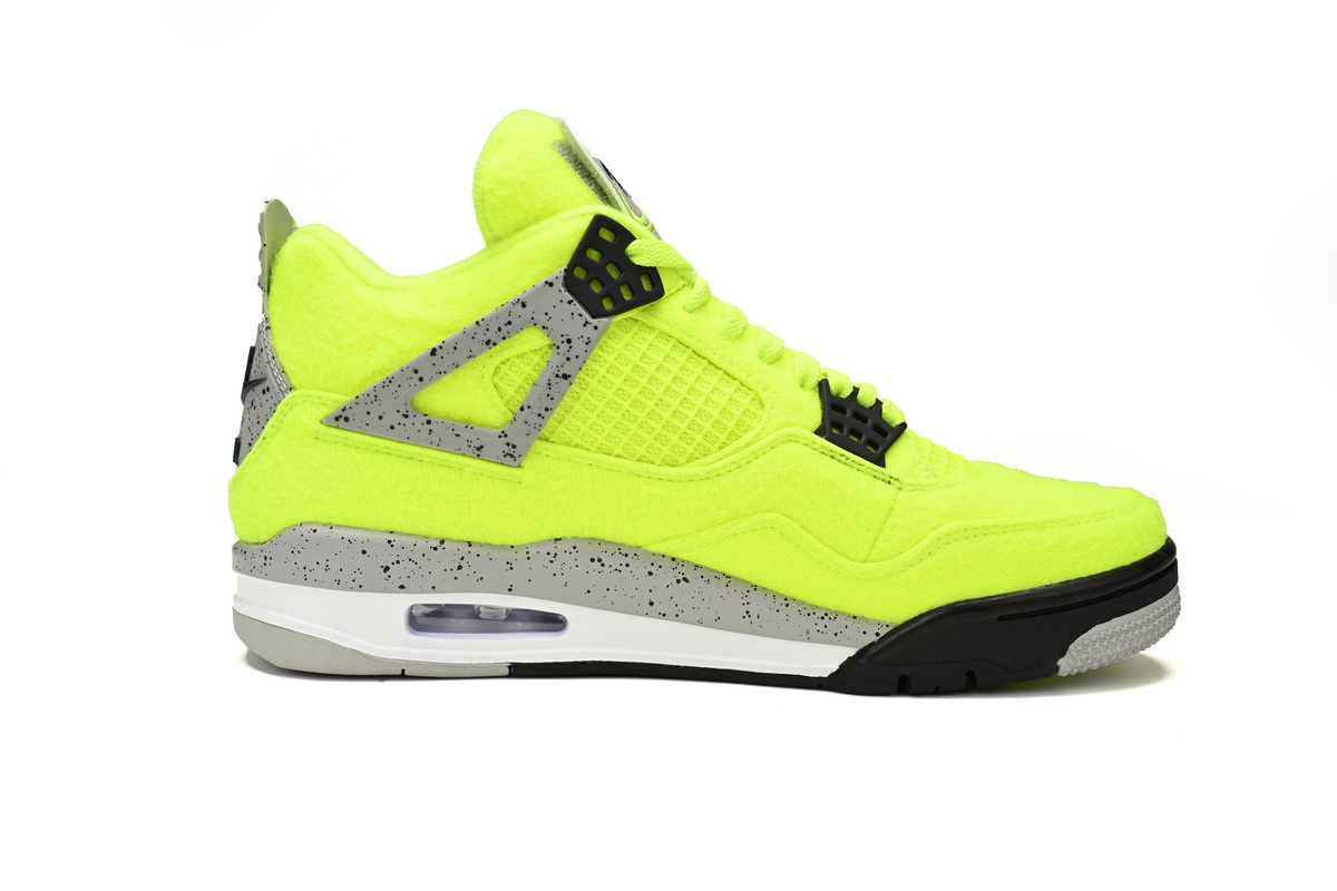 CocoKicks Jordan 4 Plush Fluorescent Yellow DV6773-700