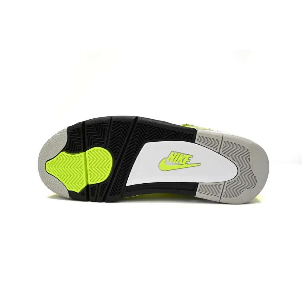 CocoKicks Jordan 4 Plush Fluorescent Yellow DV6773-700