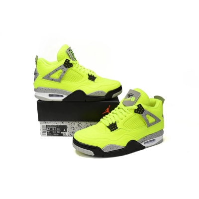 CocoKicks Jordan 4 Plush Fluorescent Yellow DV6773-700 02