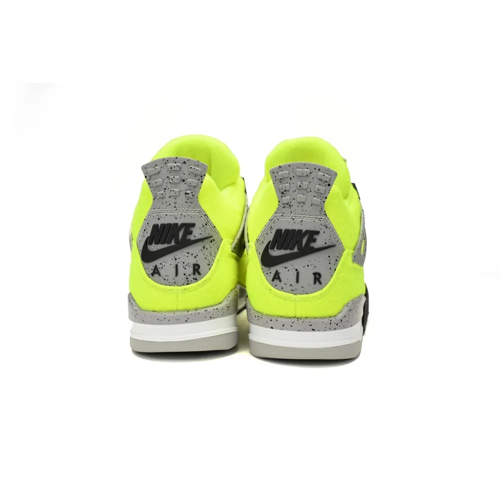 CocoKicks Jordan 4 Plush Fluorescent Yellow DV6773-700