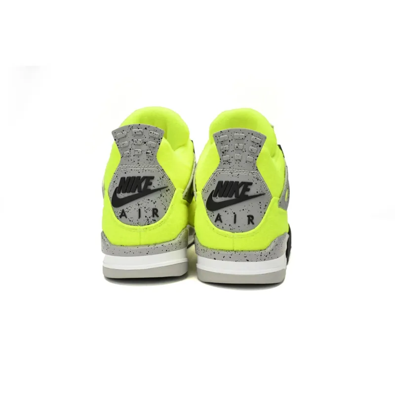 CocoKicks Jordan 4 Plush Fluorescent Yellow DV6773-700