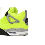 CocoKicks Jordan 4 Plush Fluorescent Yellow DV6773-700