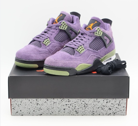 CocoKicks Jordan 4 Retro Canyon Purple AQ9129-500 review Anastasia