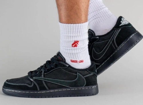 CocoKicks Jordan 1 Retro Low OG SP Travis Scott Black Phantom DM7866-001 review 