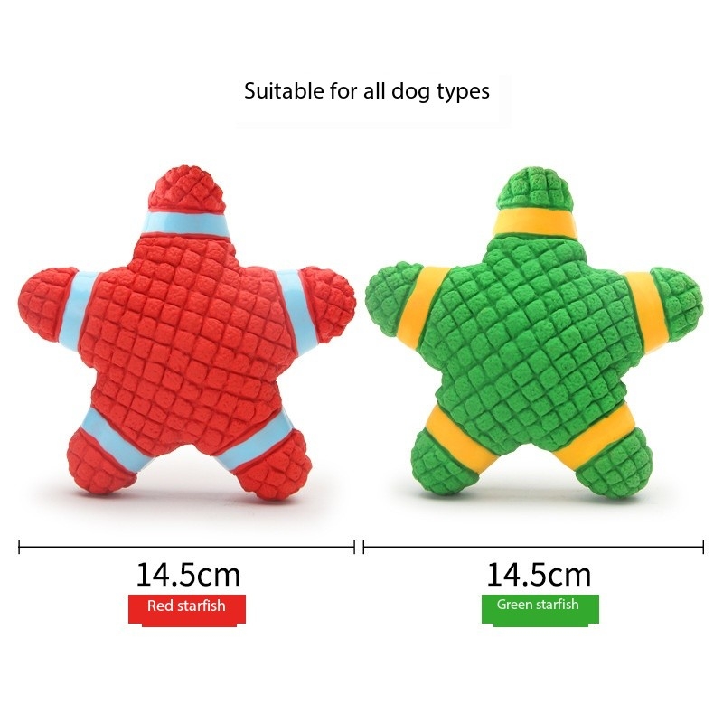 Pet Toy Dog Bite Resistant Latex Sound Soft Dog Playing Toys With Squeaky Donut Shape Pet Dog Toy