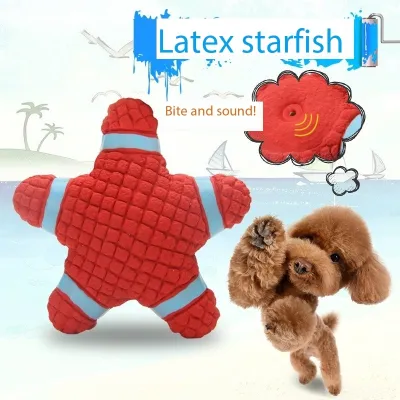 Pet Toy Dog Bite Resistant Latex Sound Soft Dog Playing Toys With Squeaky Donut Shape Pet Dog Toy 02