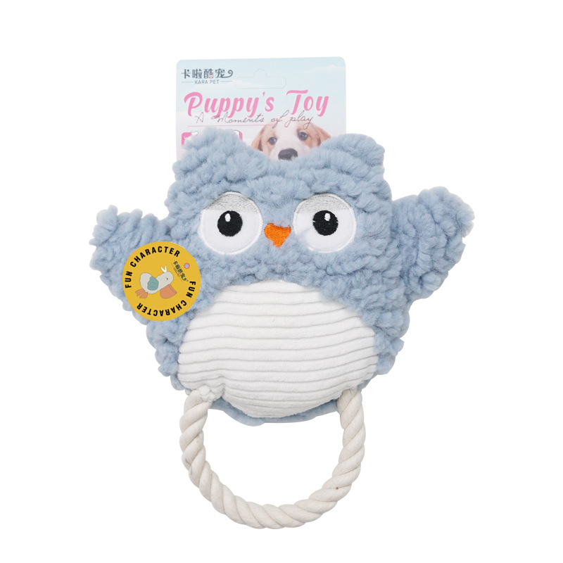 Latex Soft Plush Dog Playing Toys With Squeaky Shark Shape Pet Dog Toy