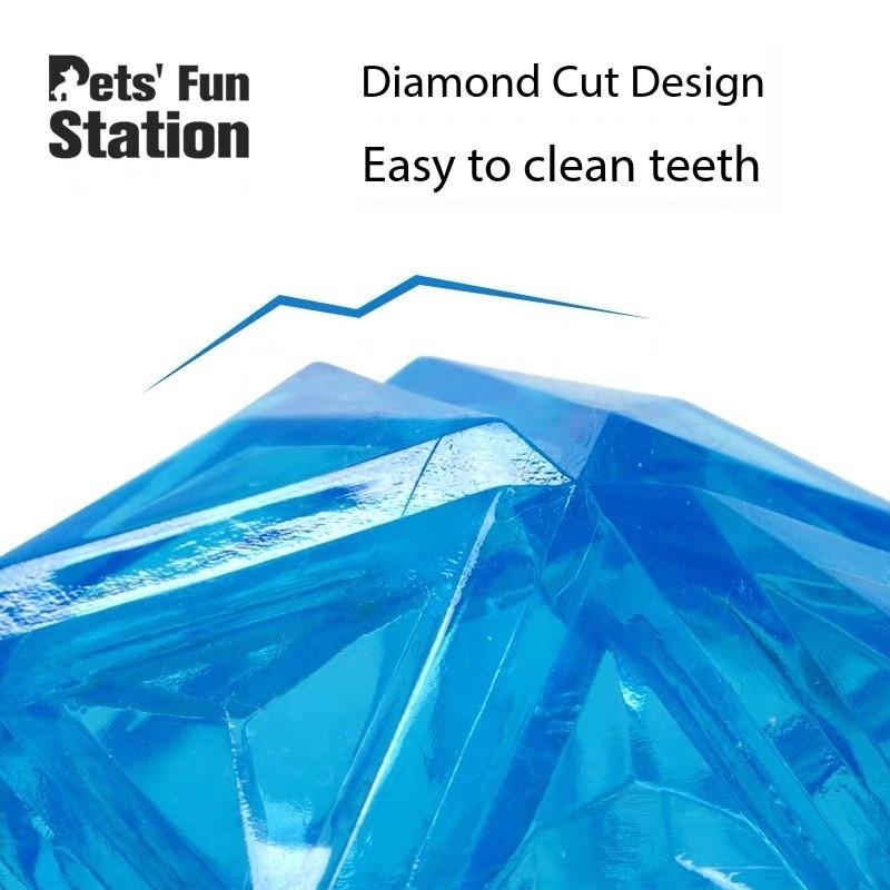 Diamond Glow in The Dark Dog Toys Ball Outdoor Interactive Dog Toys