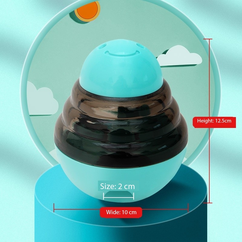 Dogs Egg Slow Food Feeder Dispensing Dog Pet Toy Ball