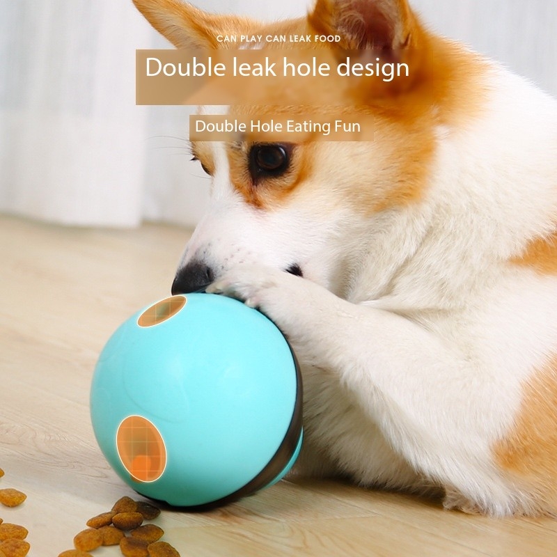 Dogs Egg Slow Food Feeder Dispensing Dog Pet Toy Ball