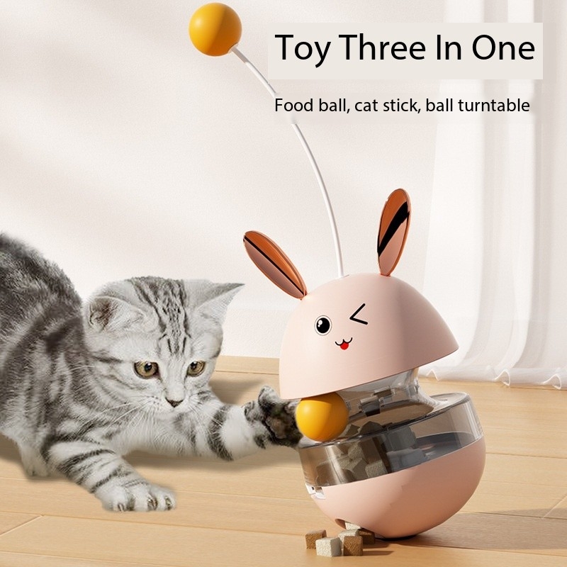 Dogs Mouse Slow Food Feeder, Pet Shaking Tumbler, Dog Dispensing Dog Pet Toy Ball