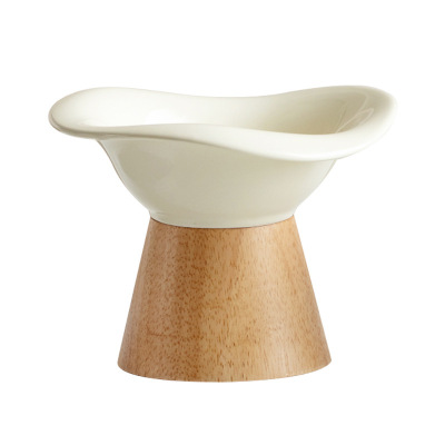 Cute Heavy Ceramic Water Food Large Dog Bowl 01