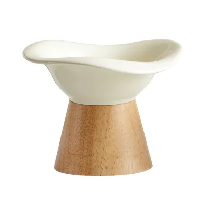 Cute Heavy Ceramic Water Food Large Dog Bowl 01