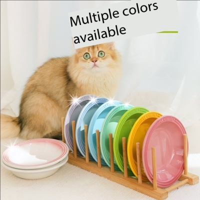 Gradient Ceramic Dog Food Dish Water Bowl 02