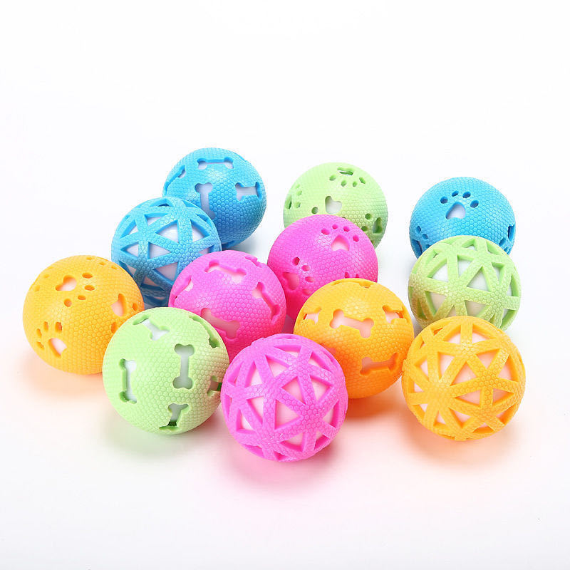Pattern Lights up Interactive Bouncing Balls Glow in The Dark For Dog 