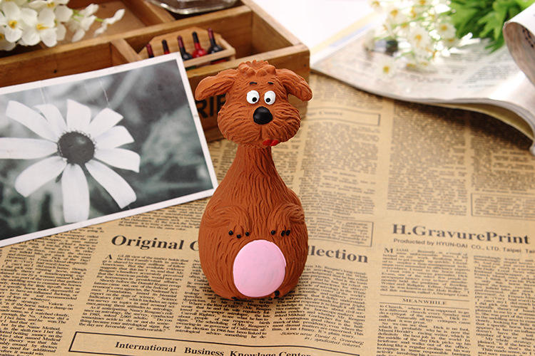 Pet Toy Dog Bite Resistant Latex Sound Soft Dog Playing Toys With Squeaky Animal Teddy Bear Shape Pet Dog Toy