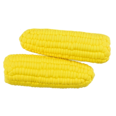 Pet Toy Dog Bite Resistant Latex Sound Soft Plush Dog Playing Toys With Squeaky Corn Shape Pet Dog Toy 01