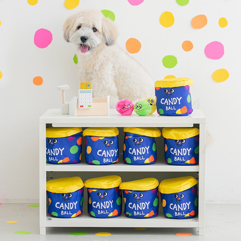 Smile Face Interactive TPR Dog Toys Ball Glow in The Dark 