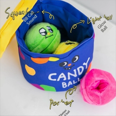 Smile Face Interactive TPR Dog Toys Ball Glow in The Dark  02