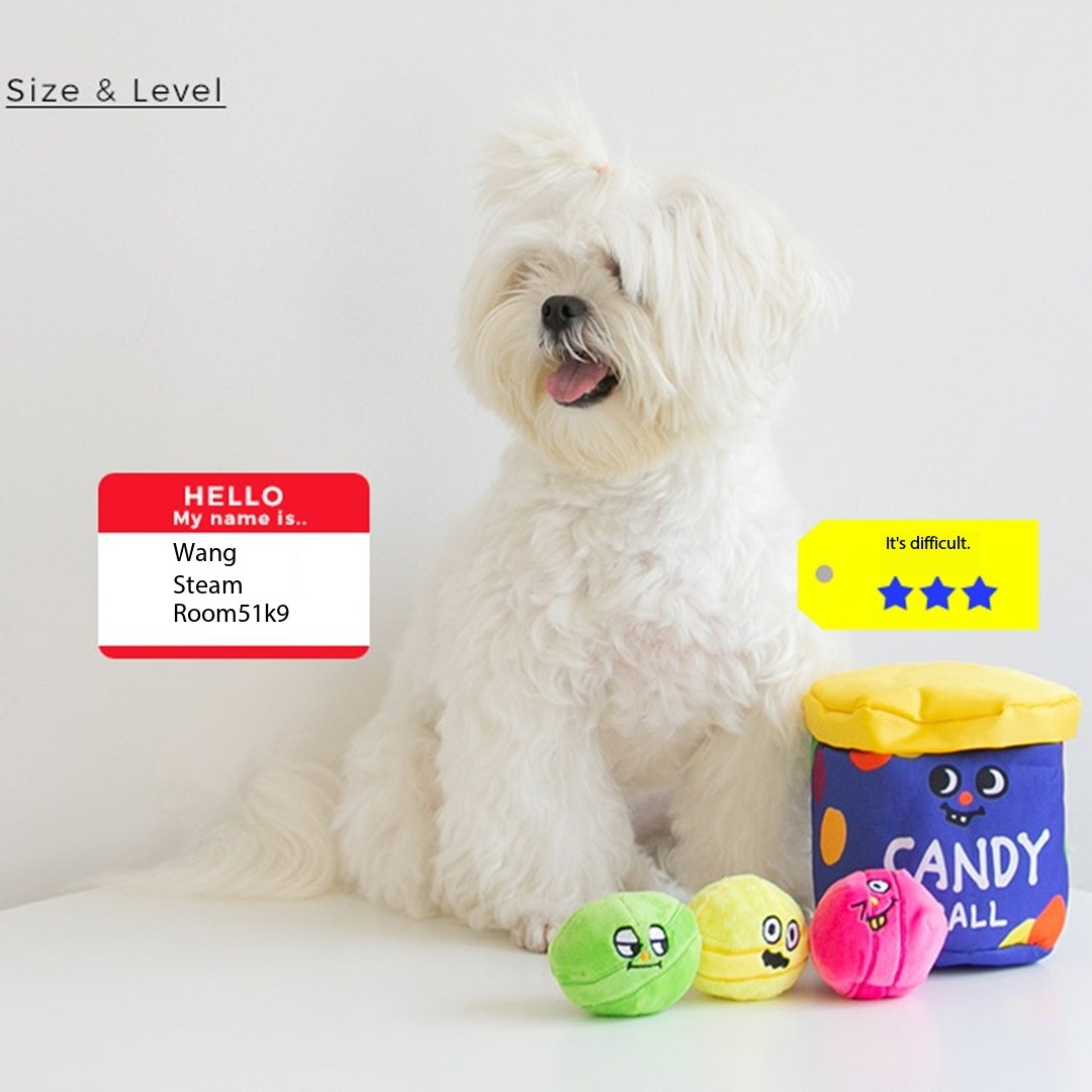 Smile Face Interactive TPR Dog Toys Ball Glow in The Dark 