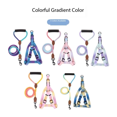 Gradient Soft Comfortable Small Dog Running and Walking Harness 02