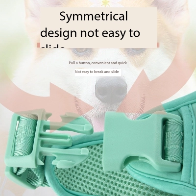 Neon Green Comfortable Small Running and Walking Harness 02