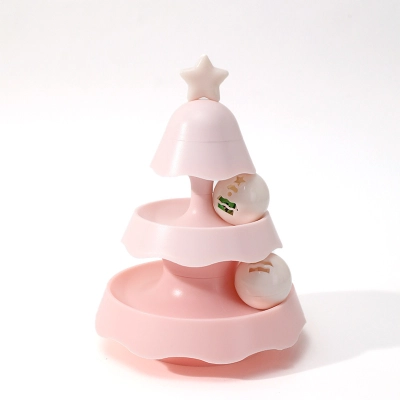 Christmas Tree Refillable Catnip Balls For Wall Kitten Big Cat 01