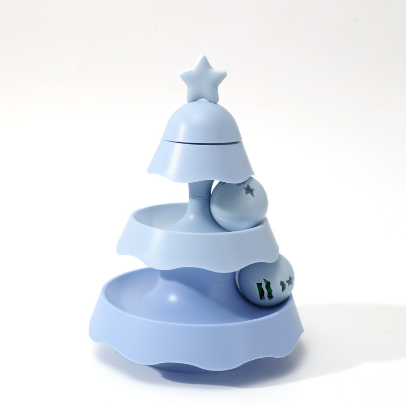 Christmas Tree Refillable Catnip Balls For Wall Kitten Big Cat