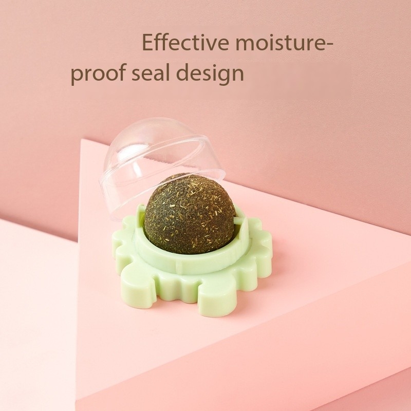 Crab Refillable Catnip Ball For Wall Kitten Big Cat