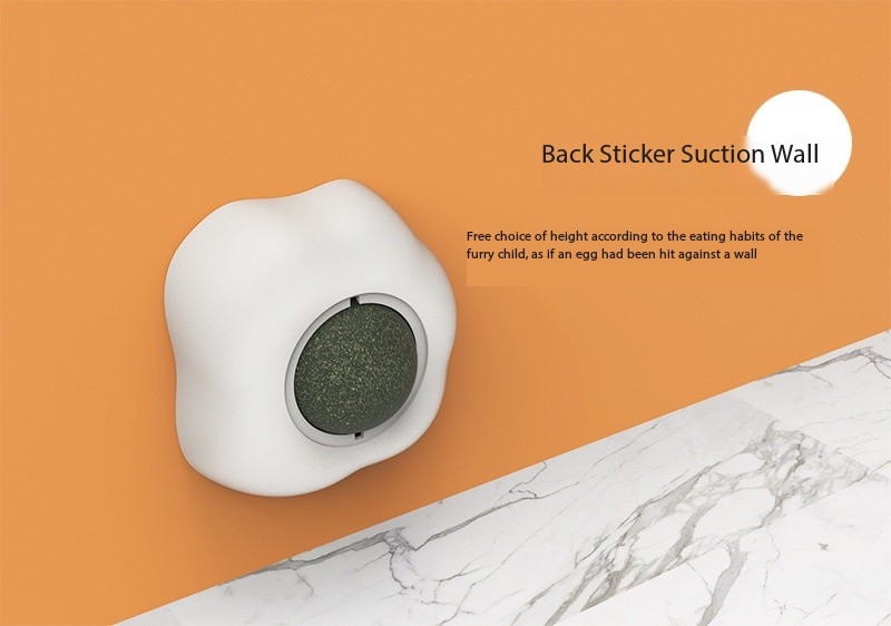 Egg Yolk Refillable Catnip Balls for Wall Kitten Big Cat