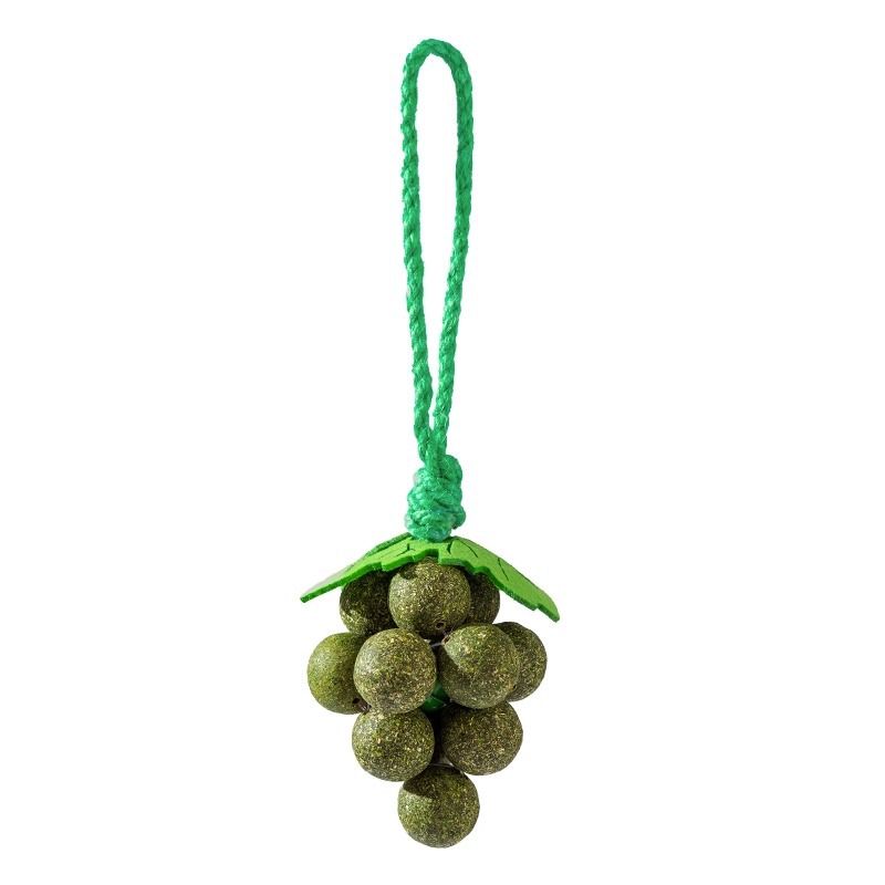 Grape String Refillable Catnip Balls Toy for Kitten Big Cat