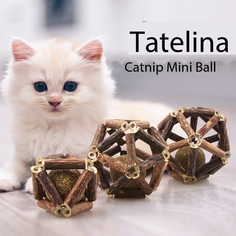 Silvervine Stick Catnip Kicker Ball Toy For Kitten