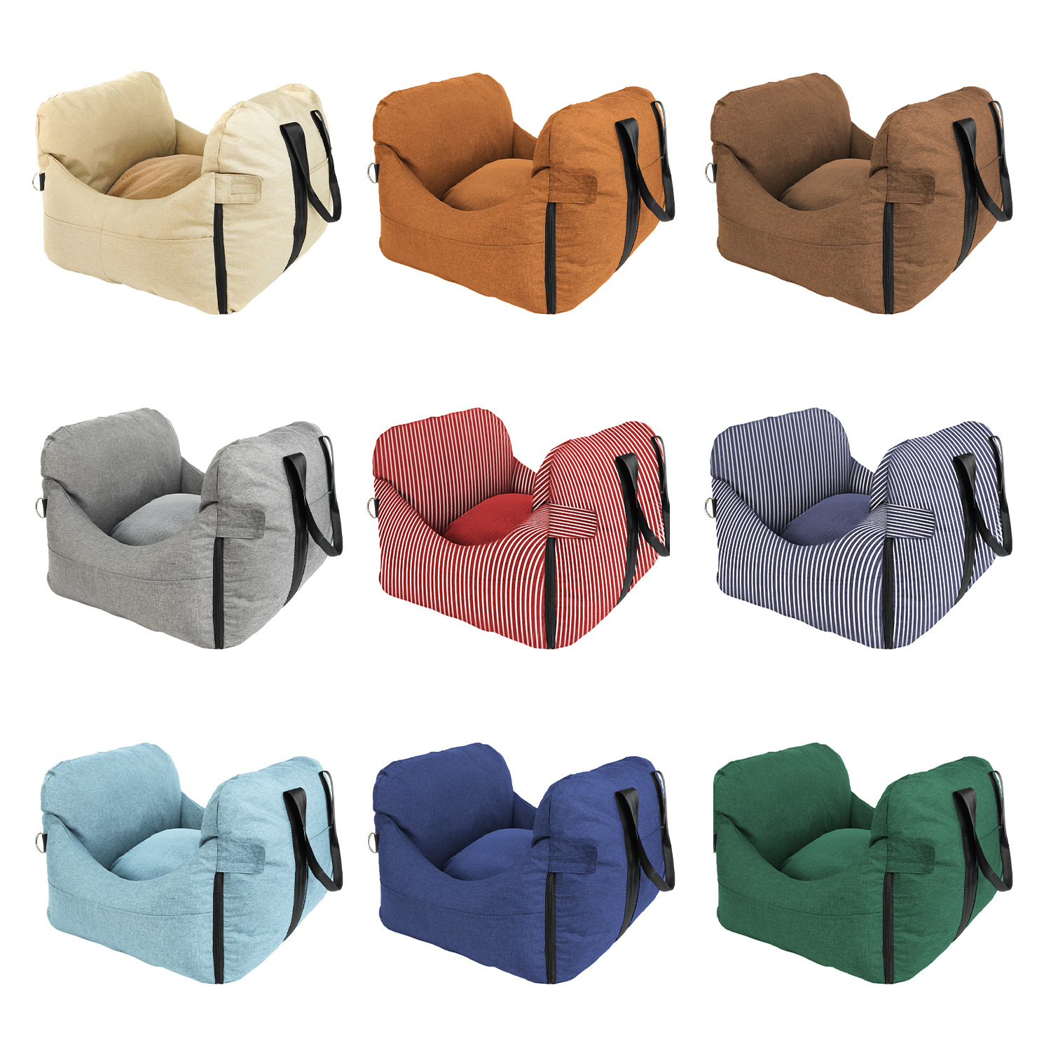 25lbs Small Dog Waterproof Bed For Car Back Seats