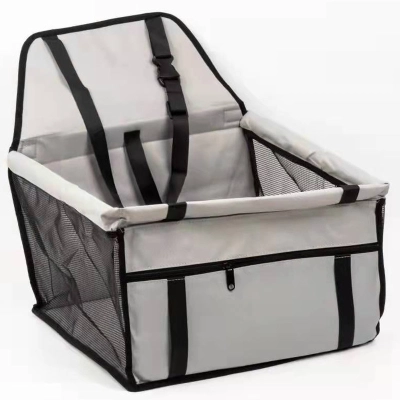 Canine Small Dog Fordable Waterproof Bed For Car Back Seat 01