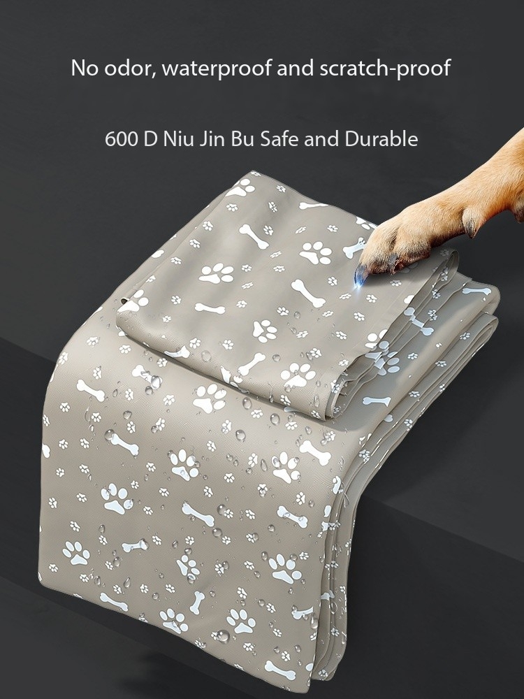 Canine Small Dog Fordable Waterproof Bed For Car Back Seat