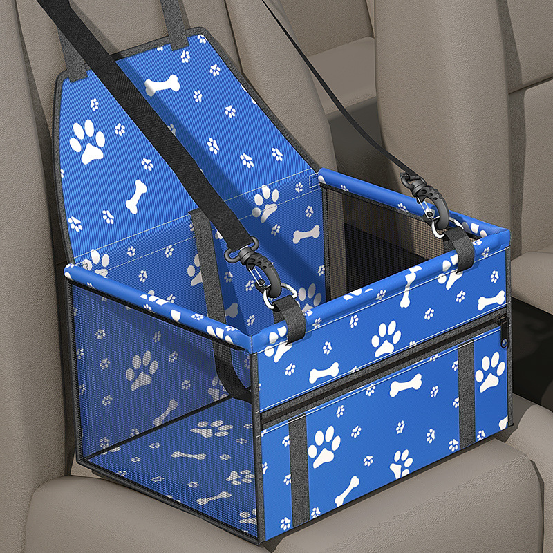 Canine Small Dog Fordable Waterproof Bed For Car Back Seat