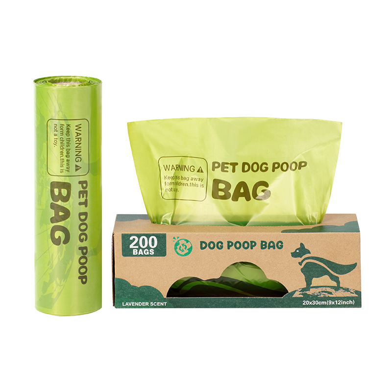 Lavender Scented Biodegradable Outdoor Eco Friendly Dog Poop Bags Container